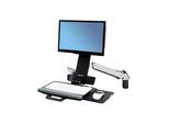 ergotron Monitor-Maus-Tastatur-Halterung StyleView 45-266-026 silber für 1 Monitor, 1 Tastatur, 1 Maus, 1 Scanner, Wandhalterung