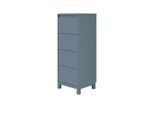 PAIDI Highboard Olli ¦ blau ¦ Maße (cm): B: 48,4 H: 119,7 T: 40.1