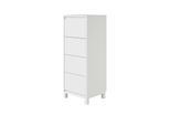 PAIDI Highboard Olli ¦ weiß ¦ Maße (cm): B: 48,4 H: 119,7 T: 40.1