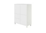 PAIDI Highboard Olli ¦ weiß ¦ Maße (cm): B: 94,8 H: 119,7 T: 40.1