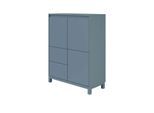 PAIDI Highboard Olli ¦ blau ¦ Maße (cm): B: 94,8 H: 119,7 T: 40.1