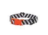 Barkalot Hundehalsband Recyceltes Polyester weiß/ schwarz S