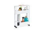 relaxdays Rollwagen »Weiss, 71.5 x 17 x 50 cm«