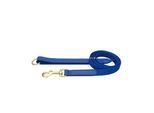 Barkalot Hundeleine Veganes Leder blau L