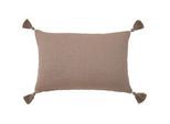 Zierkissen Frieda in Taupe ca. 40x60cm