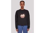 Sweatshirt F4NT4STIC "Osterei Nest Korb Dekor", Damen, Gr. M, schwarz, Obermaterial: 65% Baumwolle, 35% Polyester, oversize, Rundhals, ohne Bündchen, Sweatshirts Sweatshirt, Premium Qualität