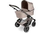 ABC Design Kinderwagen , Beige , Textil , 63x118x95.5 cm , EN 1888, UV 50+ , Feststellbremse, Fußstütze abklappbar, Federung, kugelgelagerte Räder, Verdeckung abnehmbar, 5-Punkte-Gurt, für Babyschale geeignet, Griff in Lederoptik, Transportsicherung, Sitz umsetzbar, abnehmbarer Schutzbügel , Baby on Tour, Kinderwagen, Kombikinderwagen