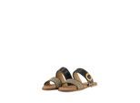 TOM TAILOR Damen Flache Sandalen mit Flechtmuster, schwarz, Gemustert, Gr. 39