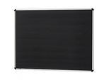 Stecktafel Ultradex Planrecord, Wandmontage, 61 waagerechte Schienen, B 1020 x T 22 x H 770 mm, Werkstoff und Aluminium, schwarz
