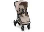 ABC Design Buggy , Beige , Textil , 55.5x111x79.5 cm , EN 1888, UV 50+ , Feststellbremse, Fußstütze abklappbar, Federung, kugelgelagerte Räder, 5-Punkte-Gurt, für Babyschale geeignet, Griff in Lederoptik, Transportsicherung, mit Tragegriff, Einhand-Faltmechanismus , Baby on Tour, Kinderwagen, Buggys