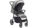 Jimmylee Buggy , Grau , Textil , 55x56x107 cm , EN 1888 , kugelgelagerte Räder, Griff in Lederoptik, Transportsicherung, Einhand-Faltmechanismus , Baby on Tour, Kinderwagen, Buggys