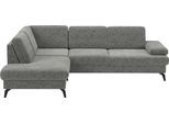 sit&more Ecksofa »Morris L-Form, inkl. Sitztiefenverstellung«, wahlweise mit Armteilverstellung, Bettfunktion & Bettkasten