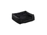 Dogman Bed Buddy Rectangular S Black 50x43x19cm