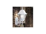 Landhaus Stil Wandlampe in weiß für den Außenbereich VT-760
