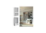 Vicco Kleiderschrank Elmo Weiß 100 x 200 cm Set mit 2 Teile