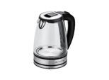 2200 W Glas-Wasserkocher 1,7 Lt. mit Trockenlaufschutz mit LED-Licht