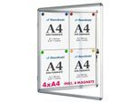 Master of Boards Schaukasten Innen Premium 49 x 67 cm 4 x A4