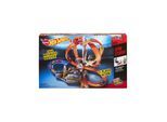 Mattel CDL45 - Hot Wheels - Trackset Mega-Crash Superbahn – Adrenalin pur! (1 Fahrzeug enthalten)