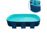 Starlyf® Planschbecken, faltbarer Pool ohne Aufblasen, langlebig & robust Foldable Pool