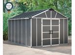 Gerätehaus PALRAM - CANOPIA "Yukon", grau, Aluminium, Kunststoff, Polycarbonat (PC), Gerätehäuser, mit lebenslang widerstandsfähigen Wandpaneelen