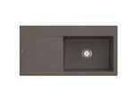 Villeroy und Boch Subway Style 60 Einbauspüle 336101TR Becken rechts, Ablaufgarnitur mit Handbetätigung, 1000 x 510 mm, Timber