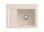 Villeroy und Boch Subway 45 Compact Einbauspüle 331300FU Einbauspüle rechts, 650x220x510mm, ivory CeramicPlus