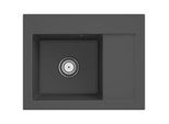 Villeroy und Boch Subway 45 Compact Einbauspüle 331200i4 Einbauspüle links, 650 x 510 mm, graphite CeramicPlus