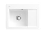 Villeroy und Boch Subway 45 Compact Einbauspüle 331200R1 Einbauspüle links, 650 x 510 mm, weiß alpin CeramicPlus