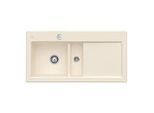 Villeroy und Boch Subway 60 Einbauspüle 677002FU links, mit Ablaufgarnitur, Excenterbetätigung, 1000 x 510 mm, ivory CeramicPlus
