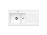 Villeroy und Boch Subway 60 Einbauspüle 677002R1 links, mit Ablaufgarnitur, Excenterbetätigung, 1000 x 510 mm, weiß alpin CeramicPlus