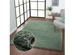 Myflair Möbel & Accessoires Hochflor-Teppich »My Shaggy«, rechteckig, 37 mm Höhe, Shaggy, Uni-Farben, leicht glänzend,...