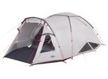 Kuppelzelt HIGH PEAK "Zelt Alfena 3.0", grau (nimbus grau), Zelte, B/H/L: 260cm x 135cm x 410cm, B:260cm H:135cm L:410cm