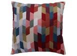 Esposa Zierkissen , geometrisch , Füllung: Polyester,Polyester , quadratisch , 45x45 cm , Oeko-Tex® Standard 100 , pflegeleicht , Heimtextilien, Wohntextilien, Kissen, Zierkissen