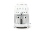 SMEG Filterkaffeemaschine "50's Style DCF02", weiss (weiß), B:24,5cm H:36,1cm T:25,6cm, Kaffeemaschinen, Filterkaffeemaschine