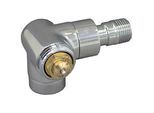 Oventrop Thermostatventil Baureihe E 1163452 1/2", Winkeleck, links, verchromt