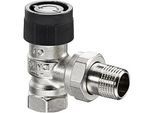 Oventrop Baureihe A Thermostatventil 1181003 DN 10, Eck, Messing vernickelt