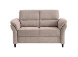Livetastic 2-Sitzer-Sofa , Beige , Textil , Buche , 147x90x89 cm , Made in Eu , Rücken echt, Armteil links, Armteil rechts , Wohnzimmer, Sofas & Couches, Sofas, Textilsofas