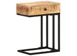vidaXL Beistelltisch U-Form 45x30x61 cm Mango Massivholz