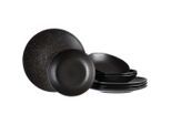 Ritzenhoff Breker Tafelservice Kitwe, Schwarz, Keramik, 8-teilig, Essen & Trinken, Geschirr, Geschirr-Sets, Tafelservice