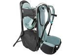 Thule Rückentrage , Schwarz, Pastellblau , Textil , 35x31x73 cm , unisex , UV 50+ , Sonnendach, Fußstütze , Baby On Tour, Babytragen & Tragetücher