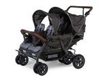 Childhome Vierlingskinderwagen Quadruple Anthrazit