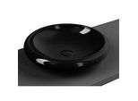 Vitra Istanbul Aufsatzschale 4522B470-0016 schwarz VC, d= 50cm, ohne Hahnlochbank/ohne Überlaufloch