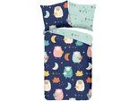 Xxxl Jugendbettwäsche , Multicolor , Textil , Schaf , 135x200 cm , atmungsaktiv , Heimtextilien, Bettwäsche & Leintücher, Kinderbettwäsche