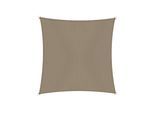 Sonnensegel WINDHAGER "Sonnensegel Dreieck 5m, taupe", grau, Sonnensegel, B/T: 500cm x 500cm, Polyester, Sonnensegel, B:500cm T:500cm