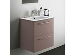 Ideal Standard i.life A Möbelwaschtisch-Paket K8741NH 64x46x64,5cm, 1 Hahnloch, Griff Chrom gebürstet, greige matt