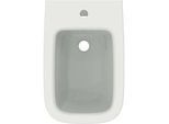 Ideal Standard i.life A Stand-Bidet T452601 mit Hahnloch und Überlauf, 35,5x54x40cm, weiß