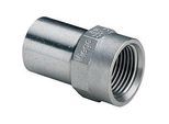 Viega Sanpress Inox Einsteckstück 436834 22mmxRp 3/4, Stahl nichtrostend, Mehrkant