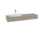 Villeroy & Boch Antao Waschtischunterschrank 1600x190x500mm L15150HL mit Beleuchtung mit Struktur FK/AP: HL/0