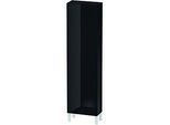 Duravit L-Cube Hochschrank LC1171R4040 50x24,3x176cm, Tür rechts, schwarz hochglanz