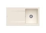 Villeroy & Boch Siluet Einbauspüle 333501KR mit Ablaufgarnitur und Handbetätigung, Crema